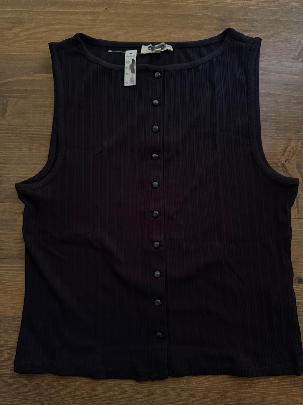 Madewell Ribbed Crewneck Shell Top - Picture 7 of 7